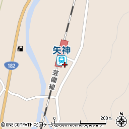 岡山県新見市哲西町矢田79周辺の地図