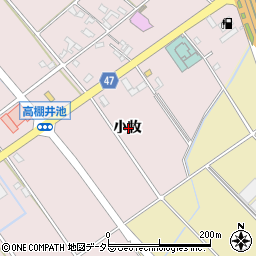 愛知県安城市高棚町小牧周辺の地図