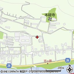 岡山県久米郡美咲町吉ケ原833-2周辺の地図