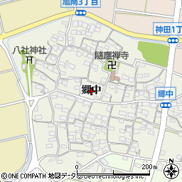 愛知県知多市金沢（郷中）周辺の地図