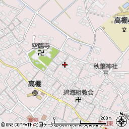 愛知県安城市高棚町郷206周辺の地図