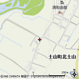 滋賀県甲賀市土山町北土山2582周辺の地図