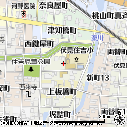 京都府京都市伏見区中之町468周辺の地図