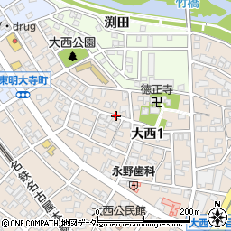 〒444-0871 愛知県岡崎市大西の地図