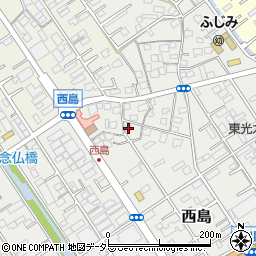 静岡県静岡市駿河区西島560周辺の地図