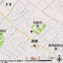 愛知県安城市高棚町郷123周辺の地図
