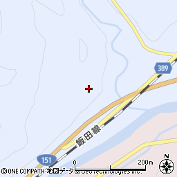 愛知県新城市富栄馬瀬口周辺の地図