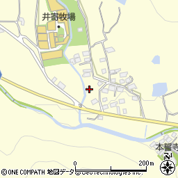 兵庫県姫路市夢前町護持597-1周辺の地図