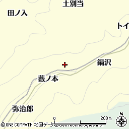 愛知県岡崎市蓬生町薮ノ本周辺の地図