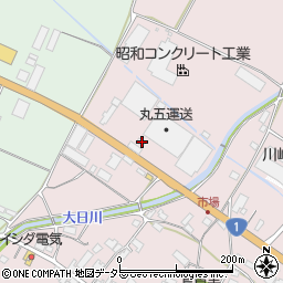 滋賀県甲賀市土山町市場361-1周辺の地図