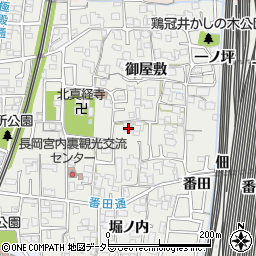 京都府向日市鶏冠井町東井戸40周辺の地図