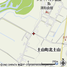 滋賀県甲賀市土山町北土山2300周辺の地図