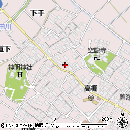 愛知県安城市高棚町郷96周辺の地図