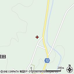 広島県庄原市東城町粟田1324周辺の地図