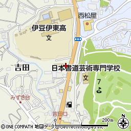 ユニクロ伊東店駐車場周辺の地図