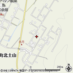 滋賀県甲賀市土山町北土山2279周辺の地図