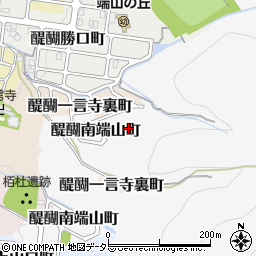 京都府京都市伏見区醍醐南端山町周辺の地図