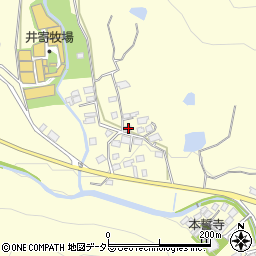 兵庫県姫路市夢前町護持604-1周辺の地図