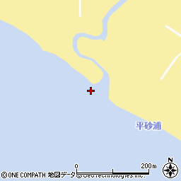 平砂浦周辺の地図