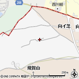 京都府長岡京市井ノ内回向場周辺の地図