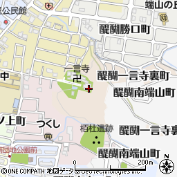 京都府京都市伏見区醍醐一言寺裏町周辺の地図