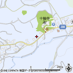 京都府京都市西京区大原野小塩町周辺の地図