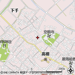 愛知県安城市高棚町郷92周辺の地図