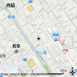 丸孝塗装倉庫周辺の地図