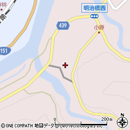 愛知県新城市大野小野1周辺の地図