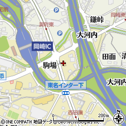 ファミリーマート大平駒場店周辺の地図