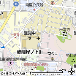 京都府京都市伏見区醍醐岸ノ上町21周辺の地図