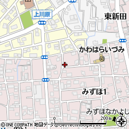 上川原公会堂周辺の地図
