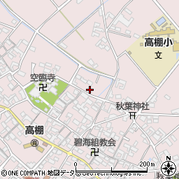 愛知県安城市高棚町郷204周辺の地図