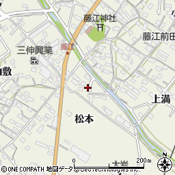 愛知県知多郡東浦町藤江松本3周辺の地図