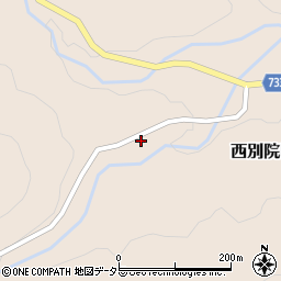 京都府亀岡市西別院町万願寺鳥川周辺の地図