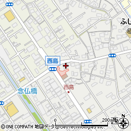 静岡県静岡市駿河区西島476-1周辺の地図