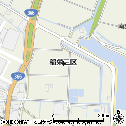 愛知県知多郡東浦町藤江稲栄三区周辺の地図
