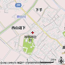 愛知県安城市高棚町郷5周辺の地図