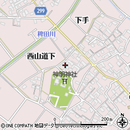 愛知県安城市高棚町郷1周辺の地図