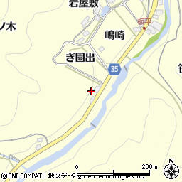 愛知県岡崎市秦梨町ぎ園出周辺の地図
