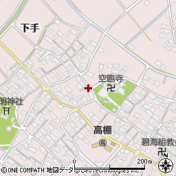 愛知県安城市高棚町郷102周辺の地図