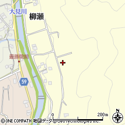静岡県伊豆市柳瀬周辺の地図