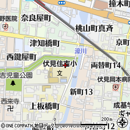 京都府京都市伏見区住吉町周辺の地図