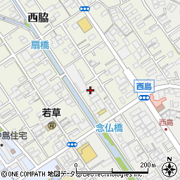 中部パーツ販売株式会社　静岡営業所周辺の地図