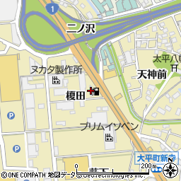 ＥＮＥＯＳ岡崎インターＳＳ周辺の地図