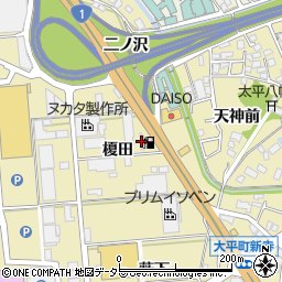 ＥＮＥＯＳ岡崎インターＳＳ周辺の地図