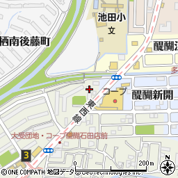 京都府京都市伏見区石田大受町42-5周辺の地図