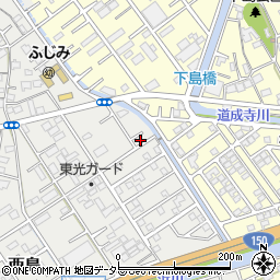 静岡県静岡市駿河区西島361-6周辺の地図
