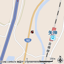 岡山県新見市哲西町矢田452周辺の地図