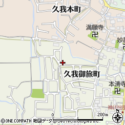 京都府京都市伏見区久我御旅町6-78周辺の地図